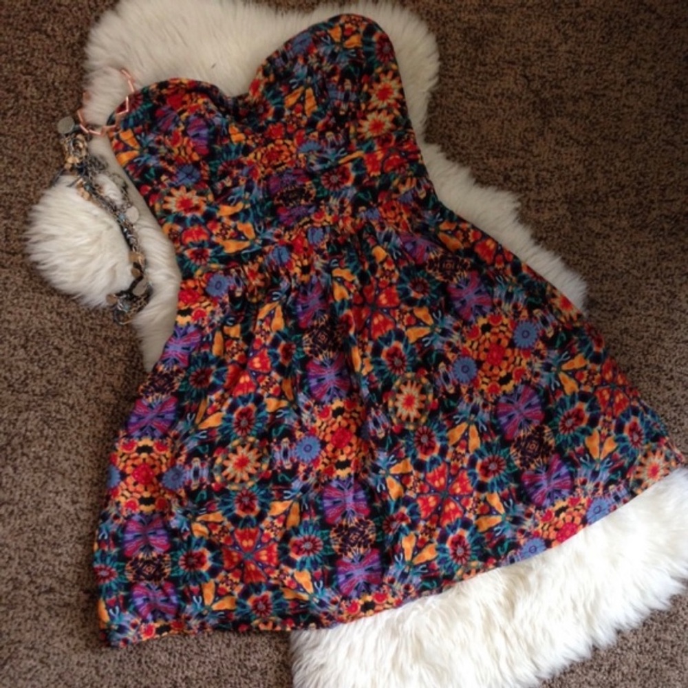Band of Gypsies Strapless Dress